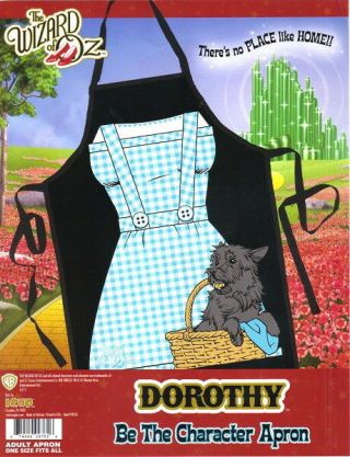 The Wizard Of Oz Dorothy Be The Character Adult Polyester Apron,