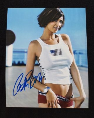 Catherine Bell,  Jag,  Sexy 8x10 Photo Signed Autograph W/coa