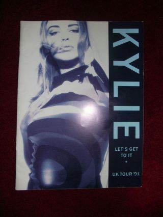 Kylie Minogue Let’s Get To It Tour Programme