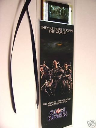 Ghostbusters Movie Memorabilia Film Cell Bookmark
