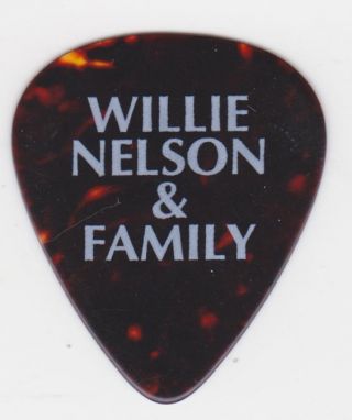 Willie Nelson & Family Guitar Pick Yesterday 