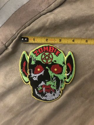 Rob Zombie Live Tour 2019 Patch Heavy Metal Band Legend Singer Of White Zombie