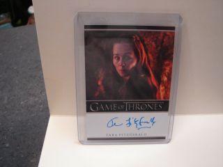 2019 Game Of Thrones Inflexions Dual Auto Tara Fitzgerald As Selyse Baratheon
