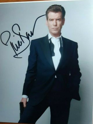 Pierce Brosnan " James Bond 007 " Authentic Autograph 8 X 10 Photo W/coa