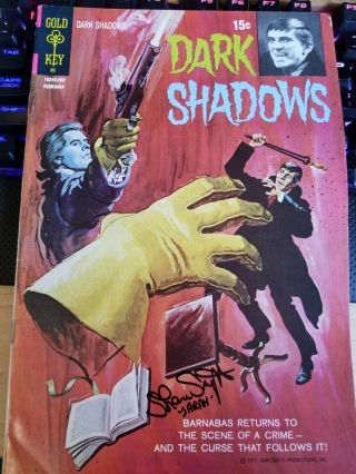 Dark Shadows Comic 12 Feb 1972 Signed Sharon Smyth