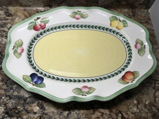 Villeroy And Boch French Garden Fleurence Oval Platter 14 1/2 In