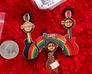 3 Hard Rock Cafe Pins set Las Vegas RAINBOW PUZZLE Pride Pinsanity Pride logo 2