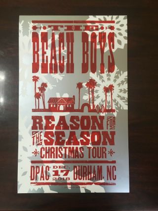 The Beach Boys Reason For The Season Christmas Tour Hatch Show Print Dpac