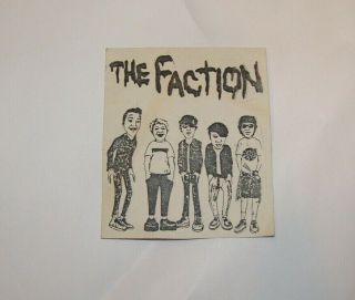 The Faction Paper Sticker,  3 " X3.  5 " Steve Caballero,  San Jose Skate Rock