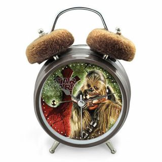 Star Wars Chewbacca Twin Bell Alarm Clock - Official Merchandise