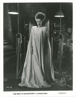 Elsa Lanchester As The Bride Of Frankenstein 1935 Universal Studio Horror Photo