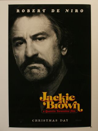 Jackie Brown - Unfolded 1997 Teaser Movie Poster 27x40 " Robert De Niro