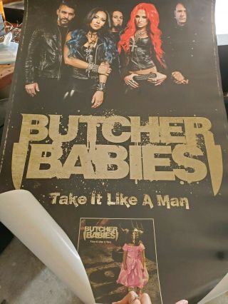 Butcher Babies " Take It Like A Man " Promo Poster