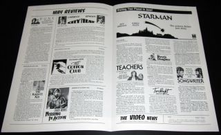 THE COTTON CLUB_Orig.  1985 handout publication_18 x 24 movie POSTER_Video News 4