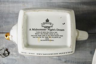 Sadler Teapot,  A Midsummer ' s Night ' s Dream,  Made in England,  Shakespeare Series 2