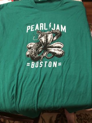 Pearl Jam 2018 Boston Official Concert T - Shirt 3xl