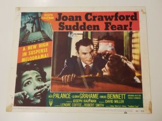 Joan Crawford Lobby Card,  " Sudden Fear " 4,  1952