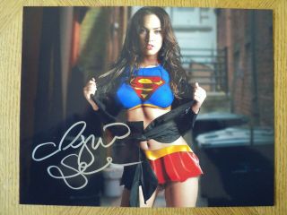 Megan Fox Signed Autograph Photo 8 1/2 X 11 With