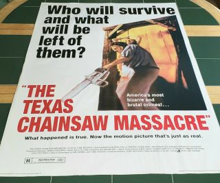 The Texas Chainsaw Massacre Horror Movie Poster 1974
