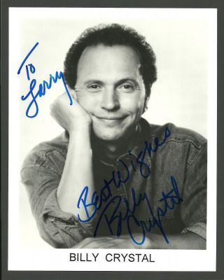 Billy Crystal Soap Monsters Inc Movie Film Tv Star Hand Signed Autographed Photo