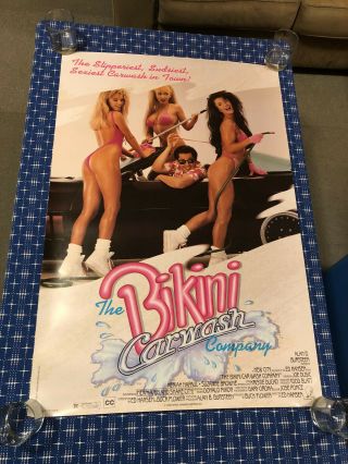 The Bikini Car Wash Company Rolled Movie Poster Rare Not Folded 27x40
