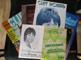 Cliff Richard - 1977 Gospel Tour Programmes - Exeter Etc