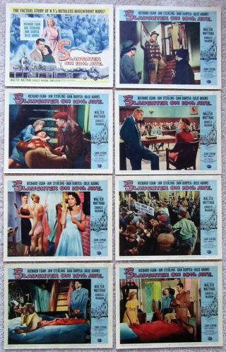 Slaughter On 10th Ave Orig 1957 Set Of 8lc 