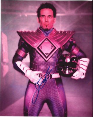 Jason David Frank Signed Autographed Tommy Green Power Rangers 8x10 Photo