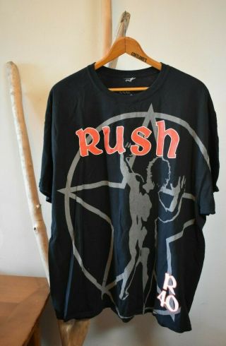 2015 Rush " R40 " North American Concert Tour T - Shirt Xxxl