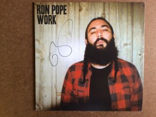 Ron Pope Singer Songwriter Autograph Signed Work Vinyl Record