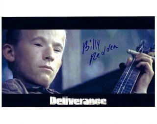 Billy Redden Signed Deliverance Color 8x10 W/ Banjo Boy Closeup In - Person