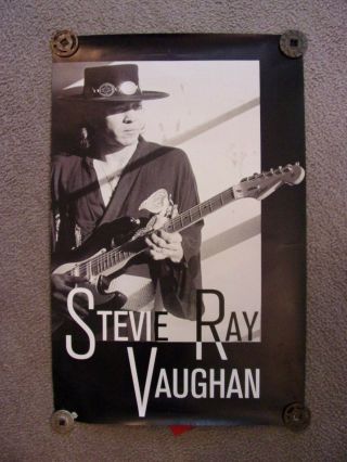Texas Flood Alum Art Inspired Stevie Ray Vaughan Poster Brockum 1996