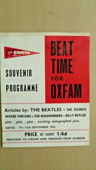 Cavern Club Liverpool 1964 Souvenir Programme