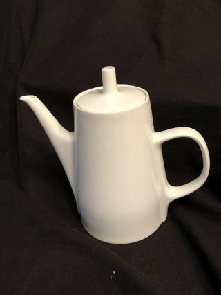 Vintage Melitta White Porcelain Ceramic German Tea Pot/coffee Pot Euc Germany