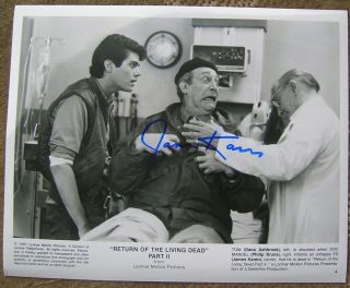 James Karen " Return Of The Living Dead Part Ii " Autograph Photo