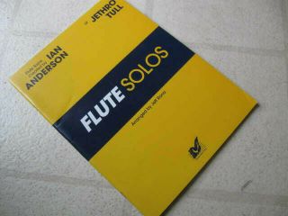 Ian Anderson Jethro Tull " Flute Solos " 18 - Song Wb Songbook By Jeff Rona Nm,  ?new