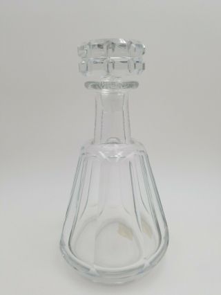 Baccarat Crystal Tallyrand Decanter W/ Stopper 9 3/8