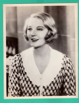 Dorothy Mackaill Movie Star Promo 1930 