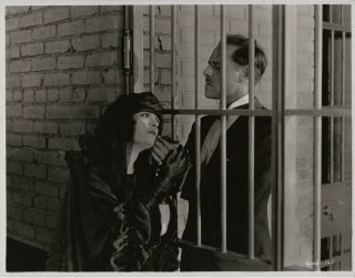 Pola Negri,  Jack Holt 1923 Silent Film Photo.  The Cheat Linen