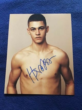 Hero Fiennes - Tiffin Signed 8x10 Autographed Photo Male Model Shirtless 2