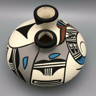 Hopi Bird Pottery Vase by Desert Pueblo Pottery Foil Label and Tag 6