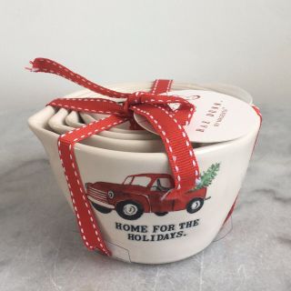 Rae Dunn Home For The Holidays Truck Measuring Cup Set Christmas 2019