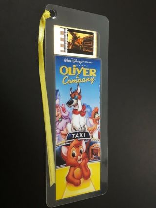 Oliver And Company Movie Film Cell Bookmark - Complement Movie Dvd Poster