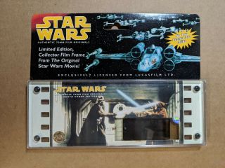 Star Wars Authentic 70mm Film Frame Darth Vader Edition I2