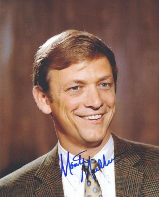 Signed Color Photo Of Monte Markham Of " The Second Hundred Years "