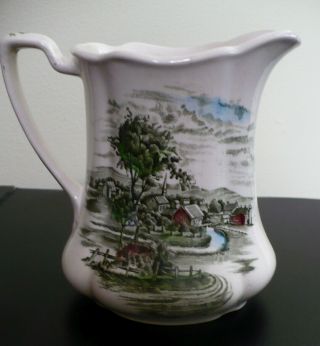 Vintage Johnson Bros The Road Home Jug Pitcher Brothers
