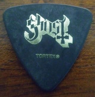 Ghost Guitar Pick - Gold On Black