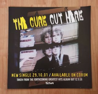 The Cure Double Sided Promo Poster Ultra Rare