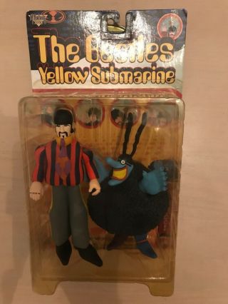 Mcfarlane Toys Beatles Yellow Submarine Carded Ringo Star Figure 1999