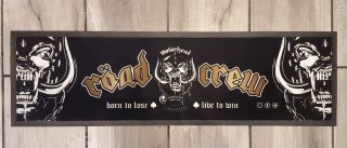Motorhead Road Crew Beer Mat Bar Runner.  Lemmy.  Trooper Beer Xmas Gift